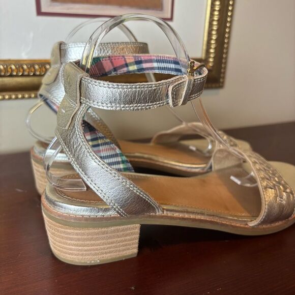 Sperry Women's Seaport City Sandal Ankle Strap Woven Leather Sandal Size 9.5 NEW - Picture 5 of 15